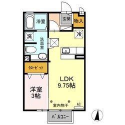 宇都宮駅 徒歩40分 1階の物件間取画像